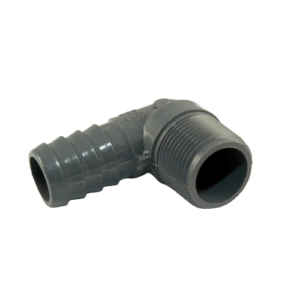 PVC Insert Elbow MPT x Hose