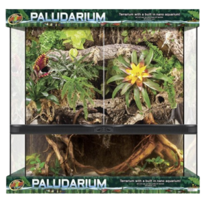 ZooMed Double Door Paludarium with Built-in Nano Aquarium